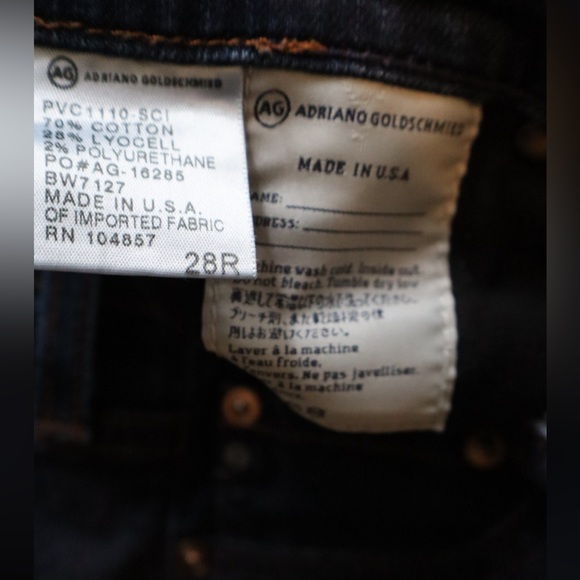 Ag Adriano Goldschmied Indigo Cigarette Jeans - Picture 5 of 6
